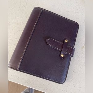 EXCELLENT condition Franklin Covey COMPACT size leather binder